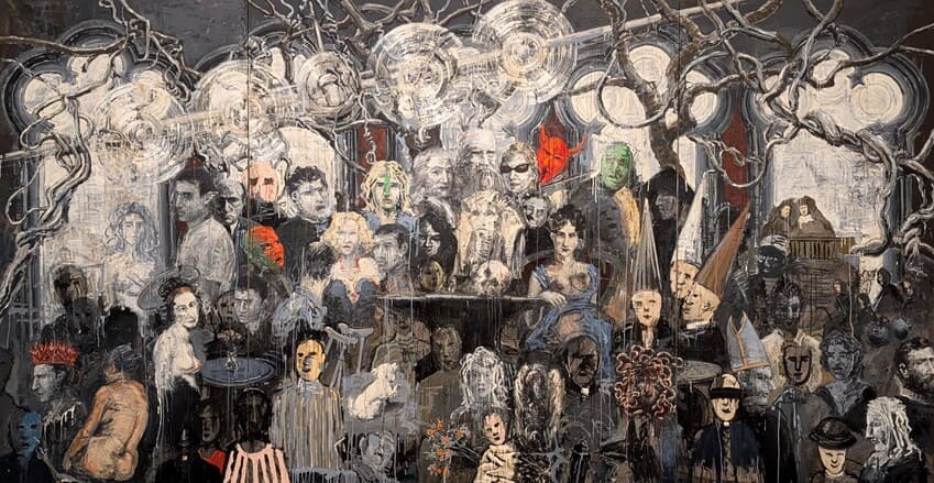 La entrada de Cristo en Nueva York de Paul Manes